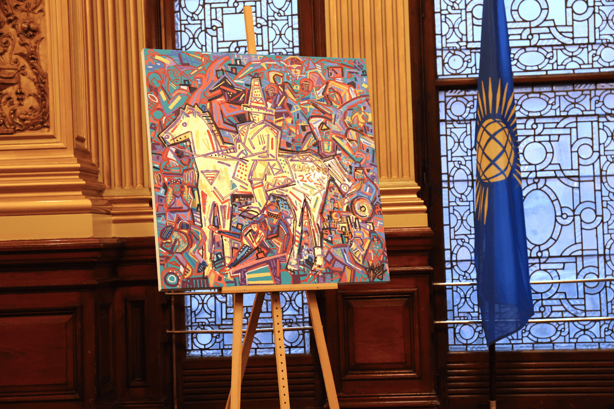 Glasgow 2026 commemorative artwork unveiled with Gold tribute to iconic statue