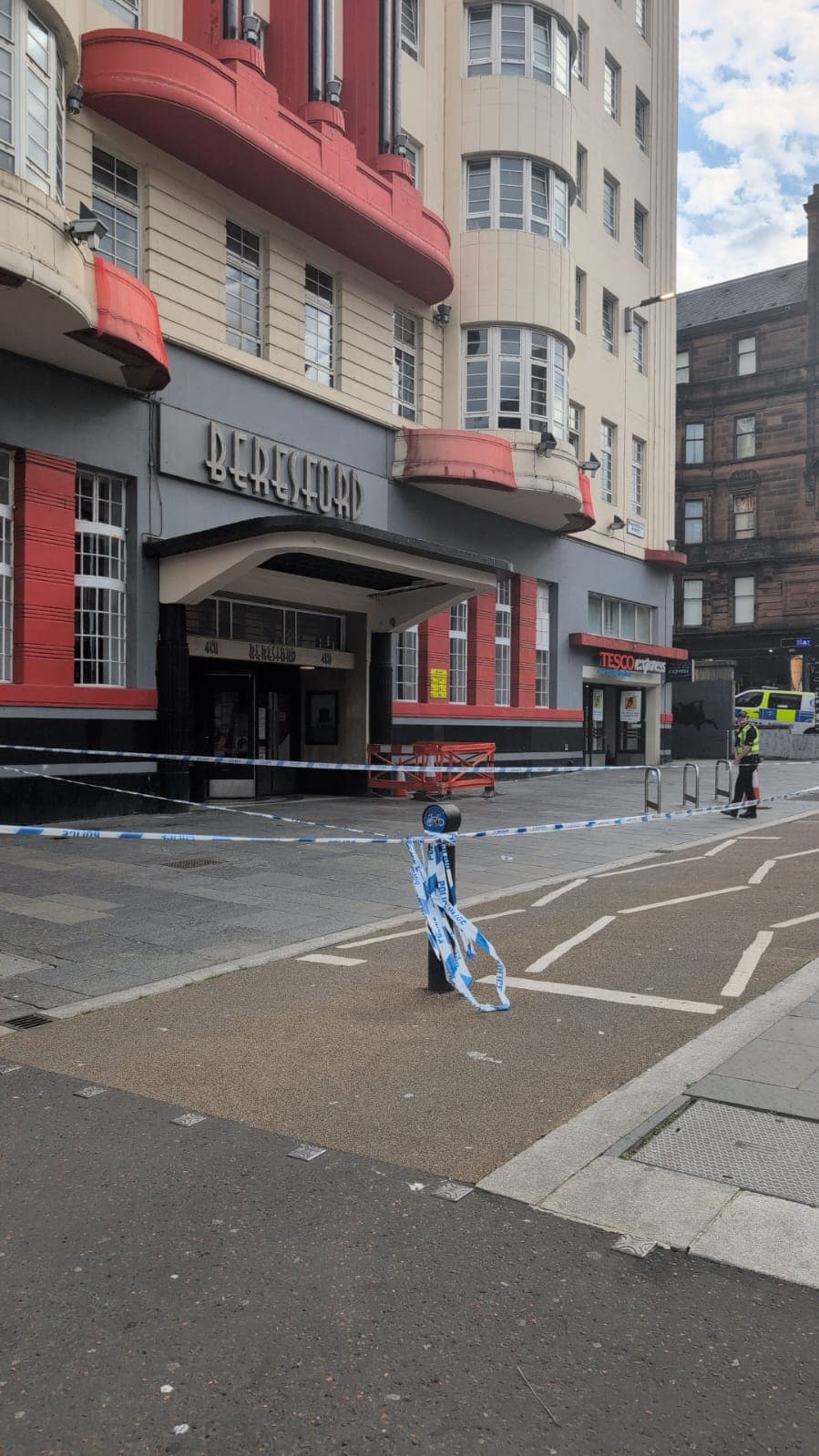 Police issue update after Glasgow city centre street taped off for NINE hours