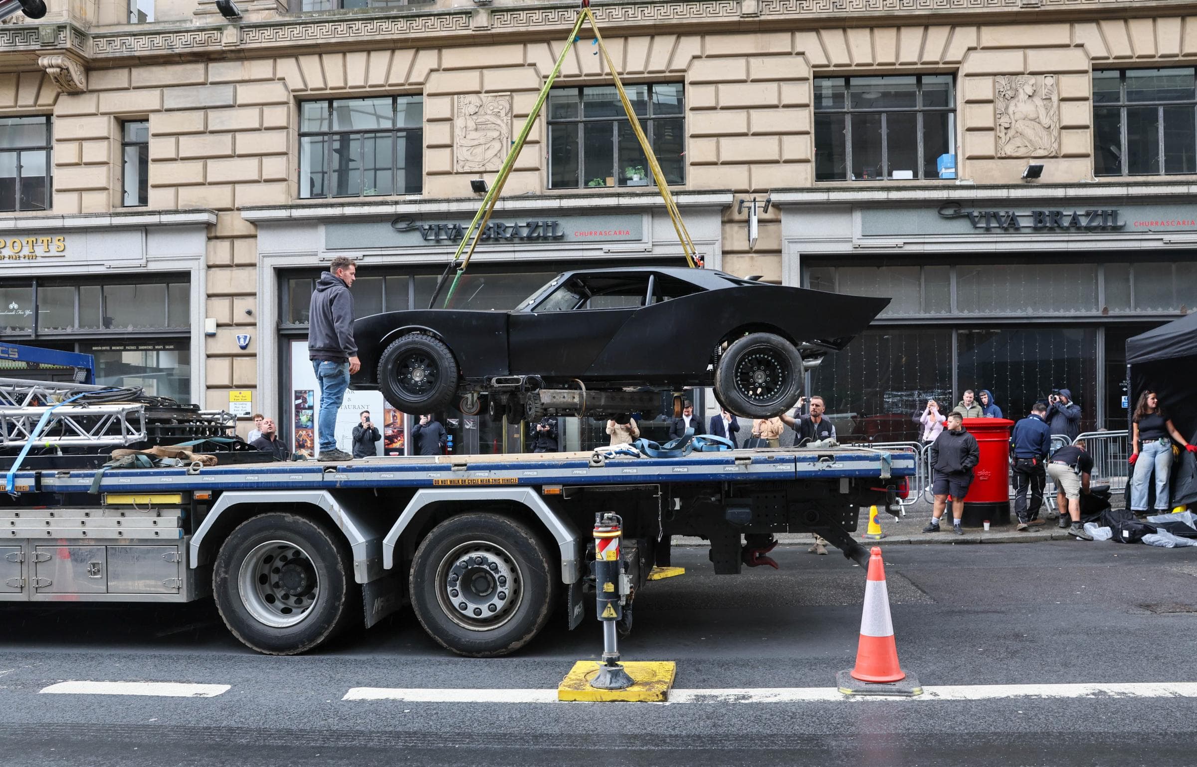 Iconic Batmobile arrives in Glasgow as city prepares to double as Gotham City again