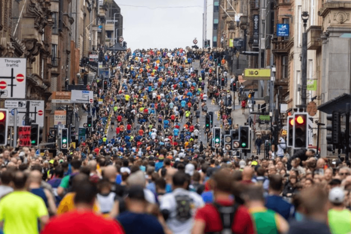 Over 70 Glasgow roads close today for huge running event