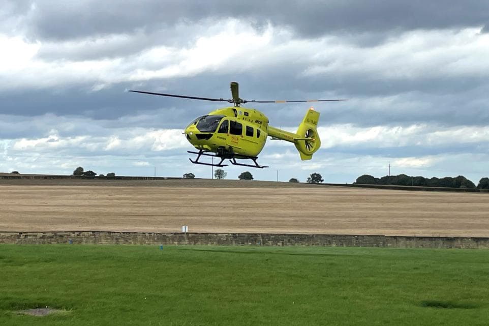 Man fighting for his life after being airlifted to Glasgow amid horror crash