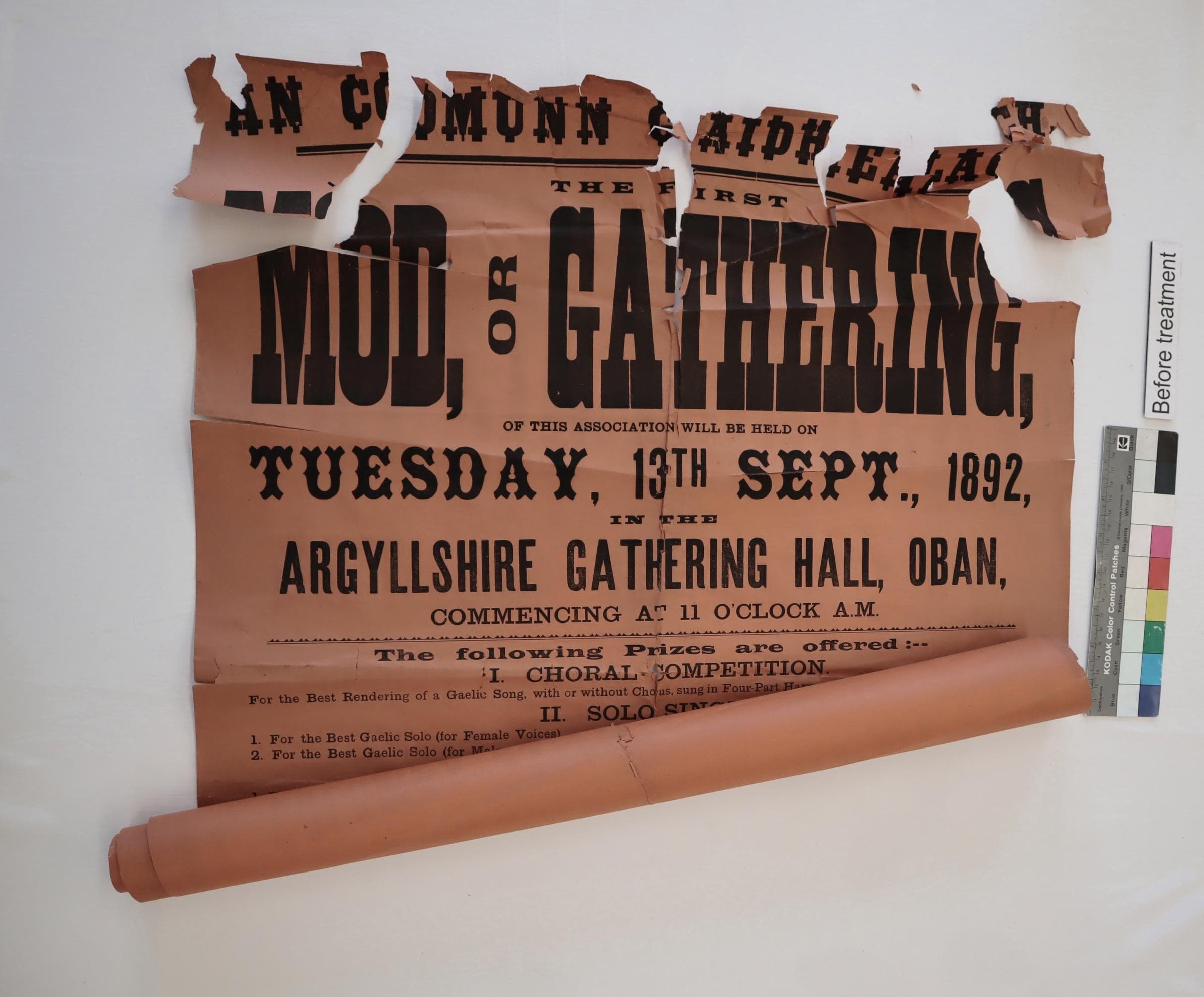 Restored 'only surviving' competition's posters to go on display after 134 years