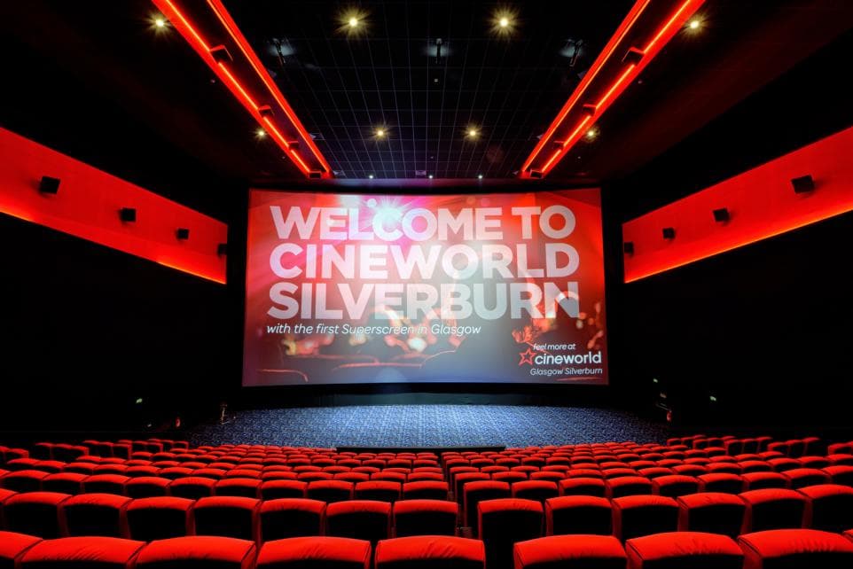 Cineworld slashes all tickets to £4 this weekend including Glasgow cinemas