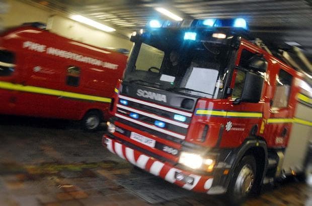 Roads closed as police urge public to avoid area after quarry blaze