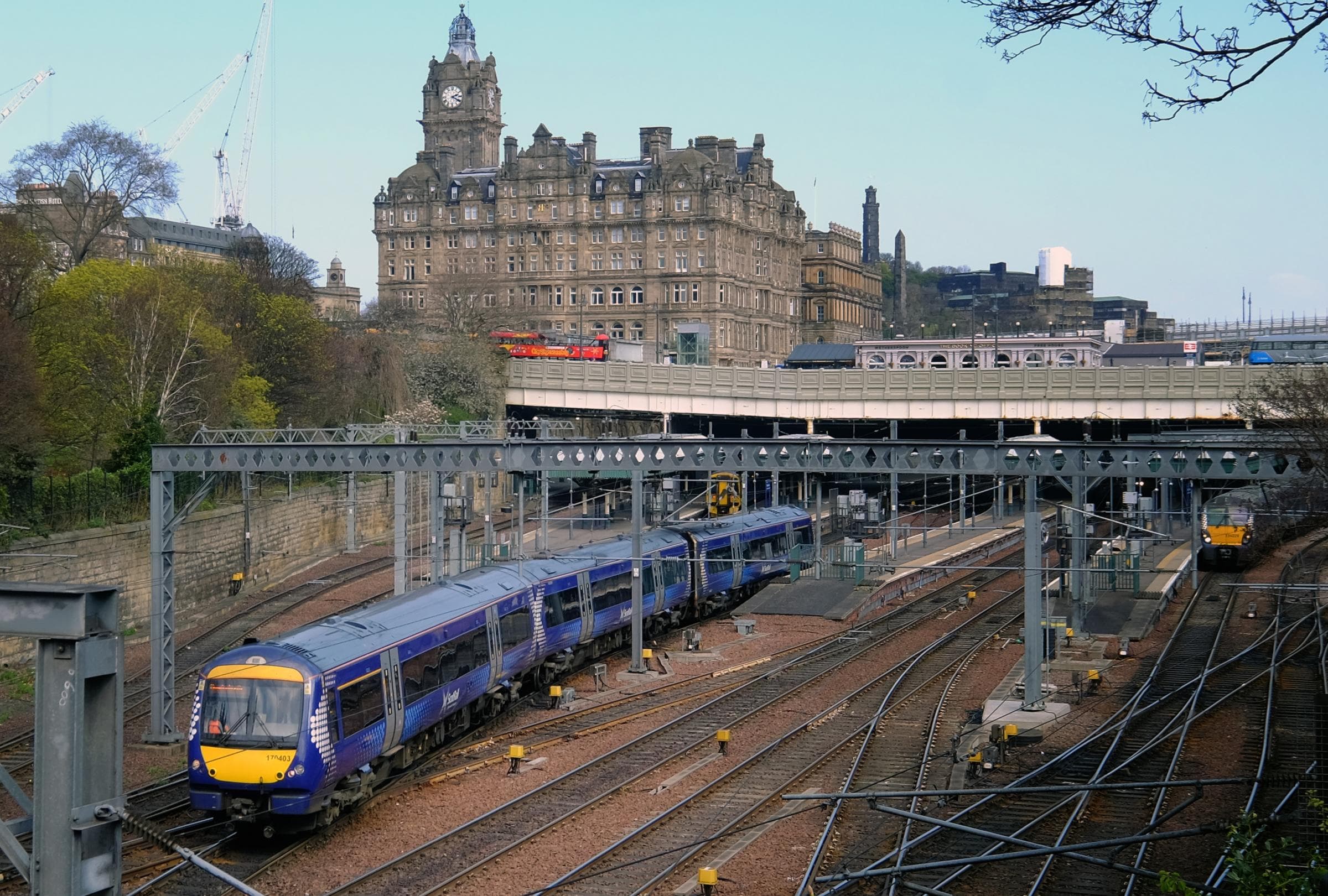 Edinburgh festivals train delays due to 'animal on the line'