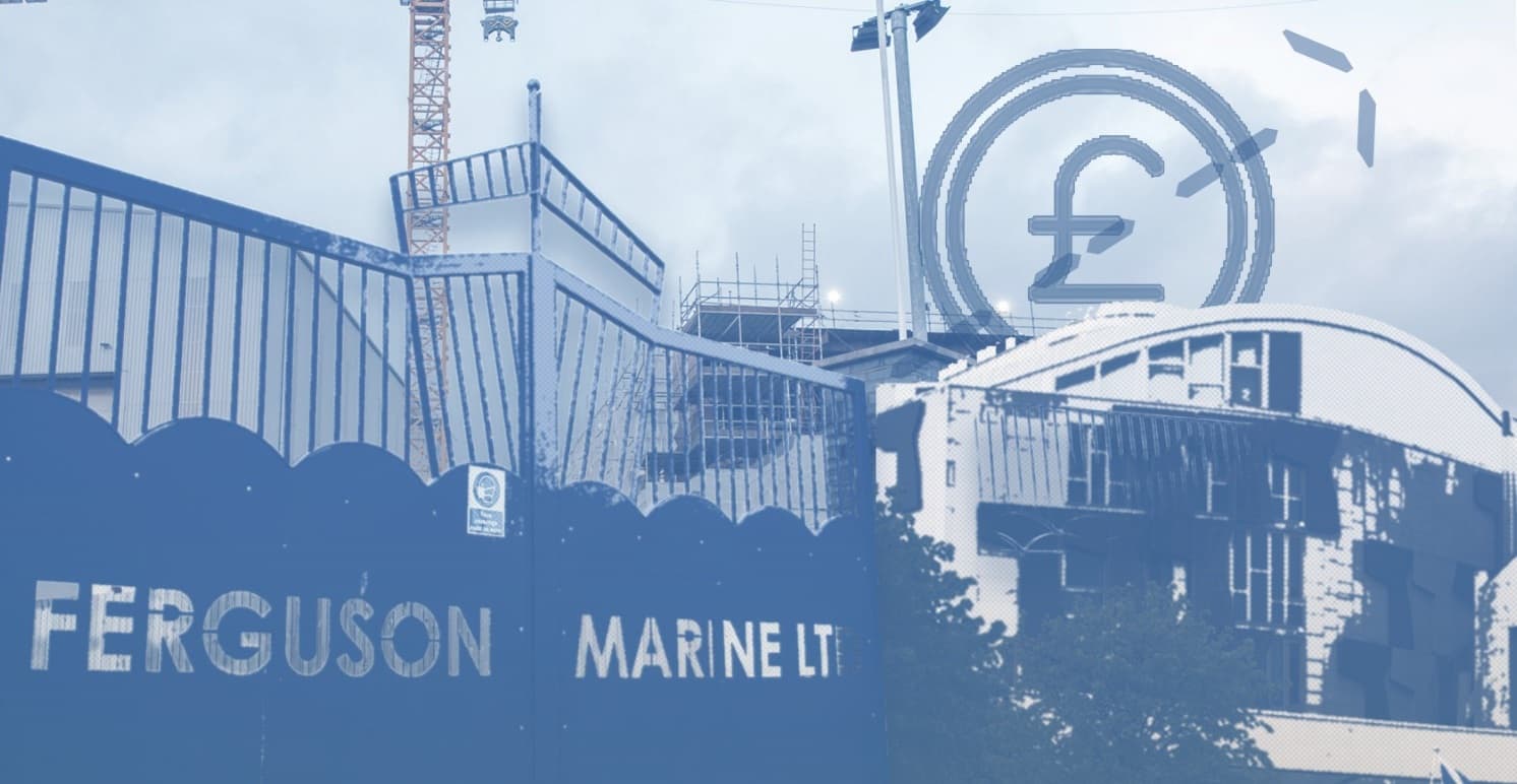How did Scotland's state-owned shipyard reach the point of cutting 70 jobs?
