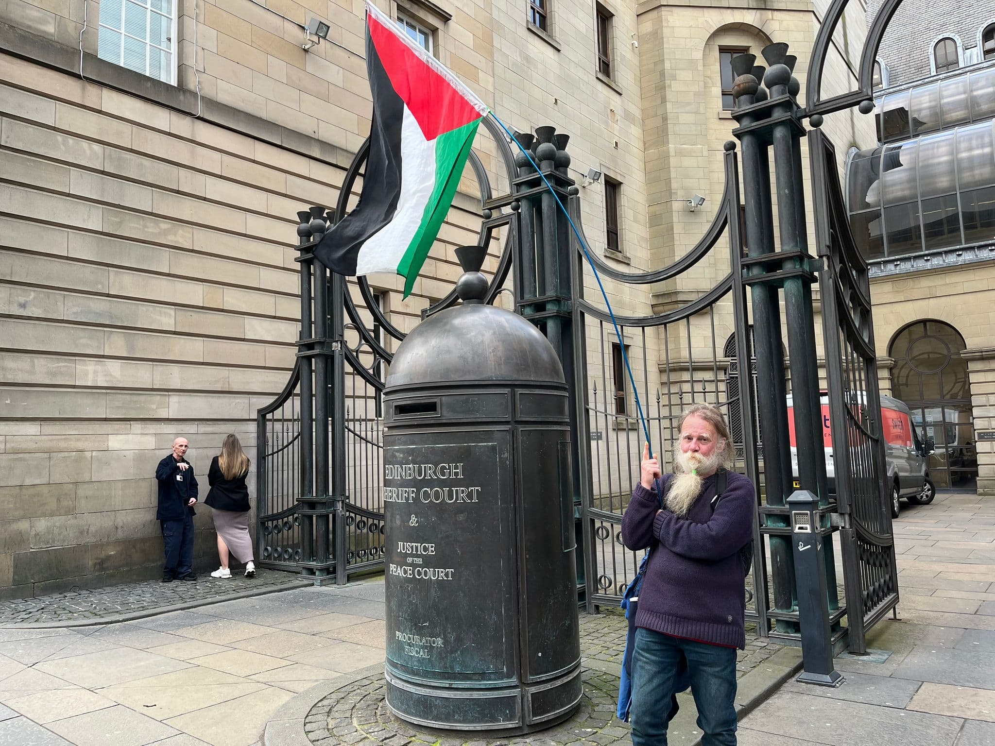 Man arrested following Palestine Action hearing in Edinburgh