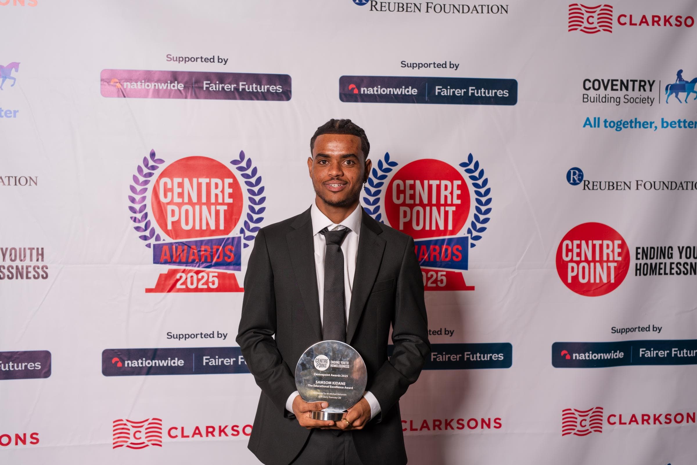 Teenager’s success story as he becomes Centrepoint's student of the year
