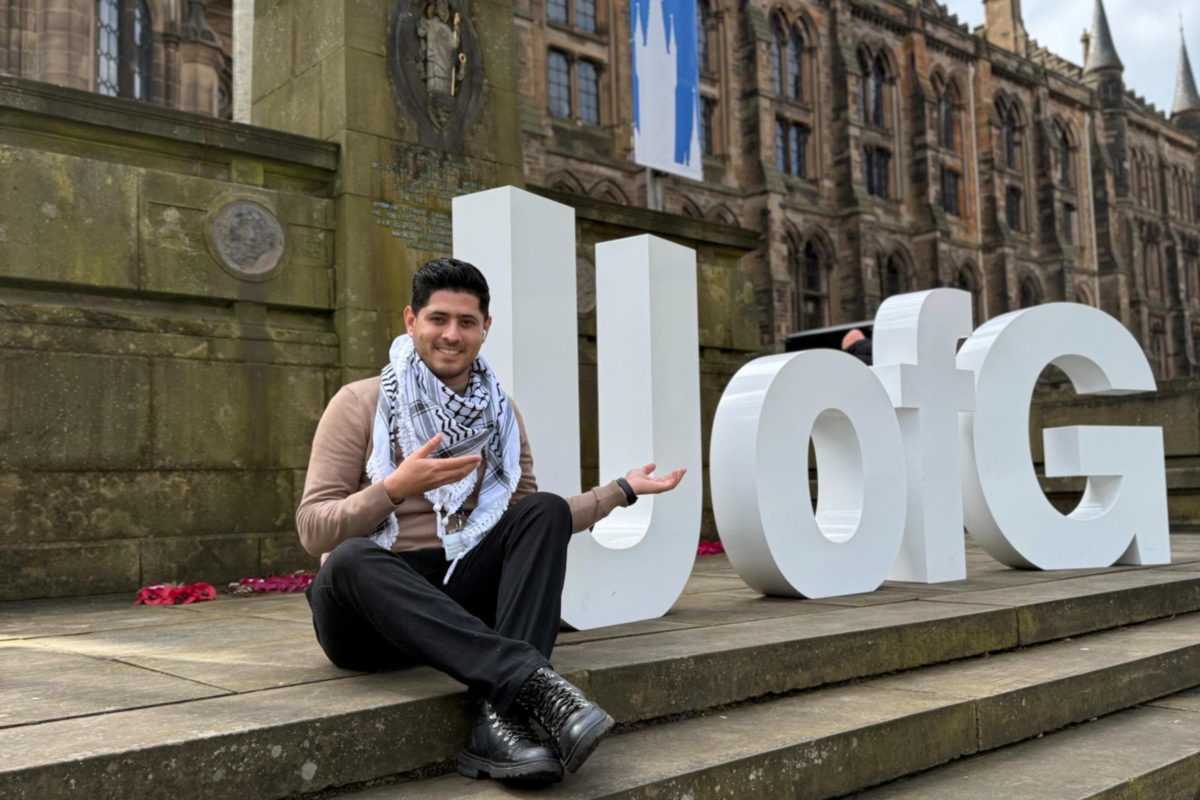 'I came to Glasgow with my family to study - so I can go back to Gaza and rebuild'