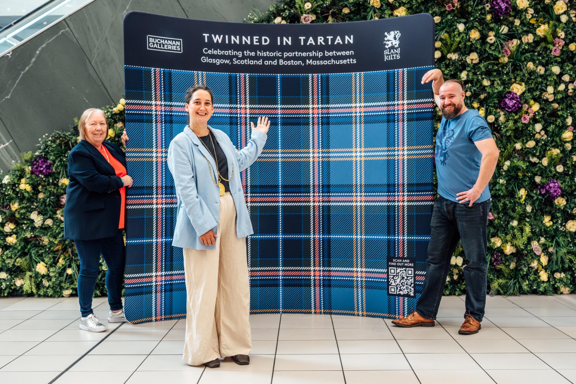 New ‘Twinned in Tartan’ design celebrates growing Glasgow and Boston friendship