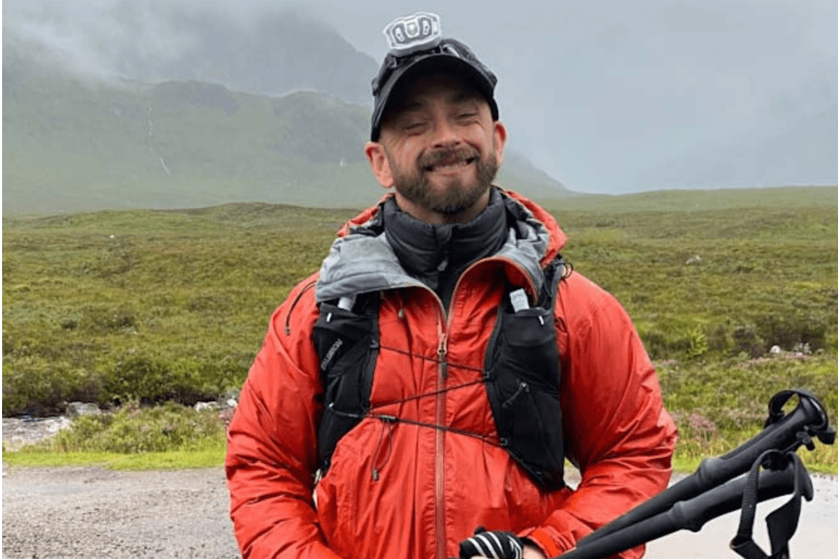 Man proposes to partner after walking West Highland Way in 36 hours for charity