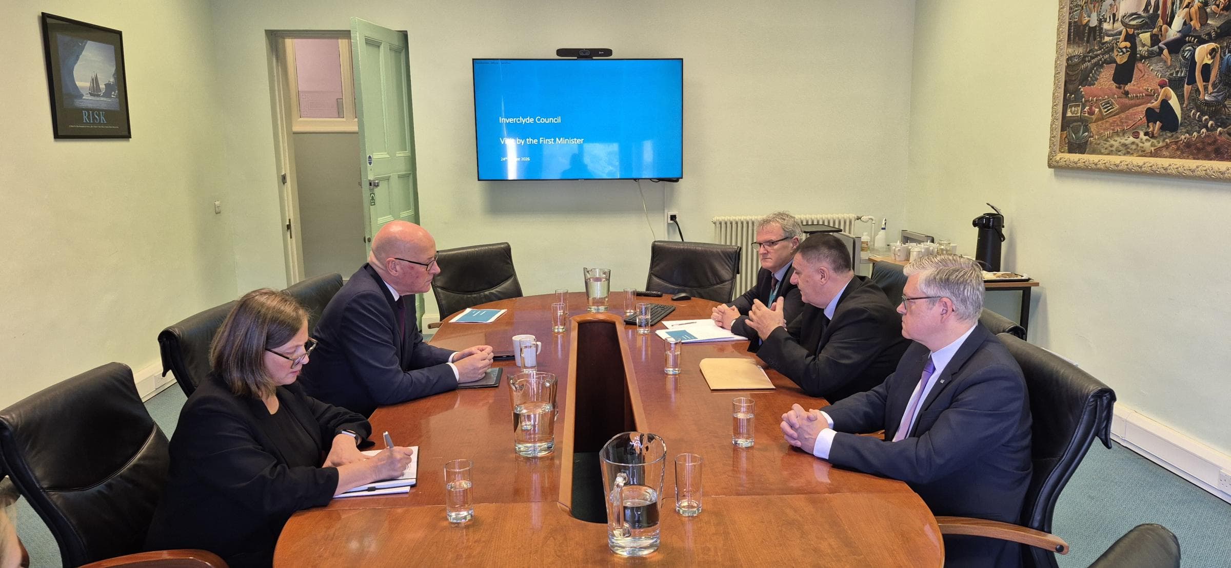 John Swinney says Inverclyde needs 'special' attention after ship yard job losses