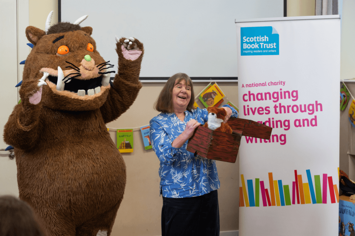 Scottish Book Trust gives 30,000 Gruffalo books to children across Scotland