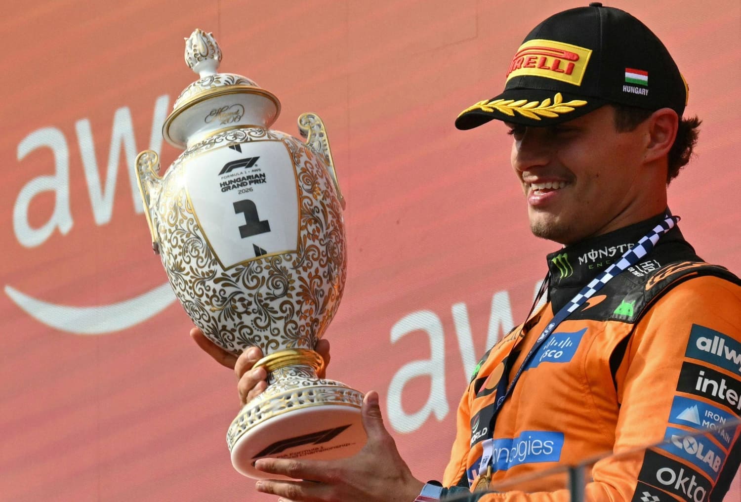 Lando Norris picks up first win of season at Hungarian Grand Prix