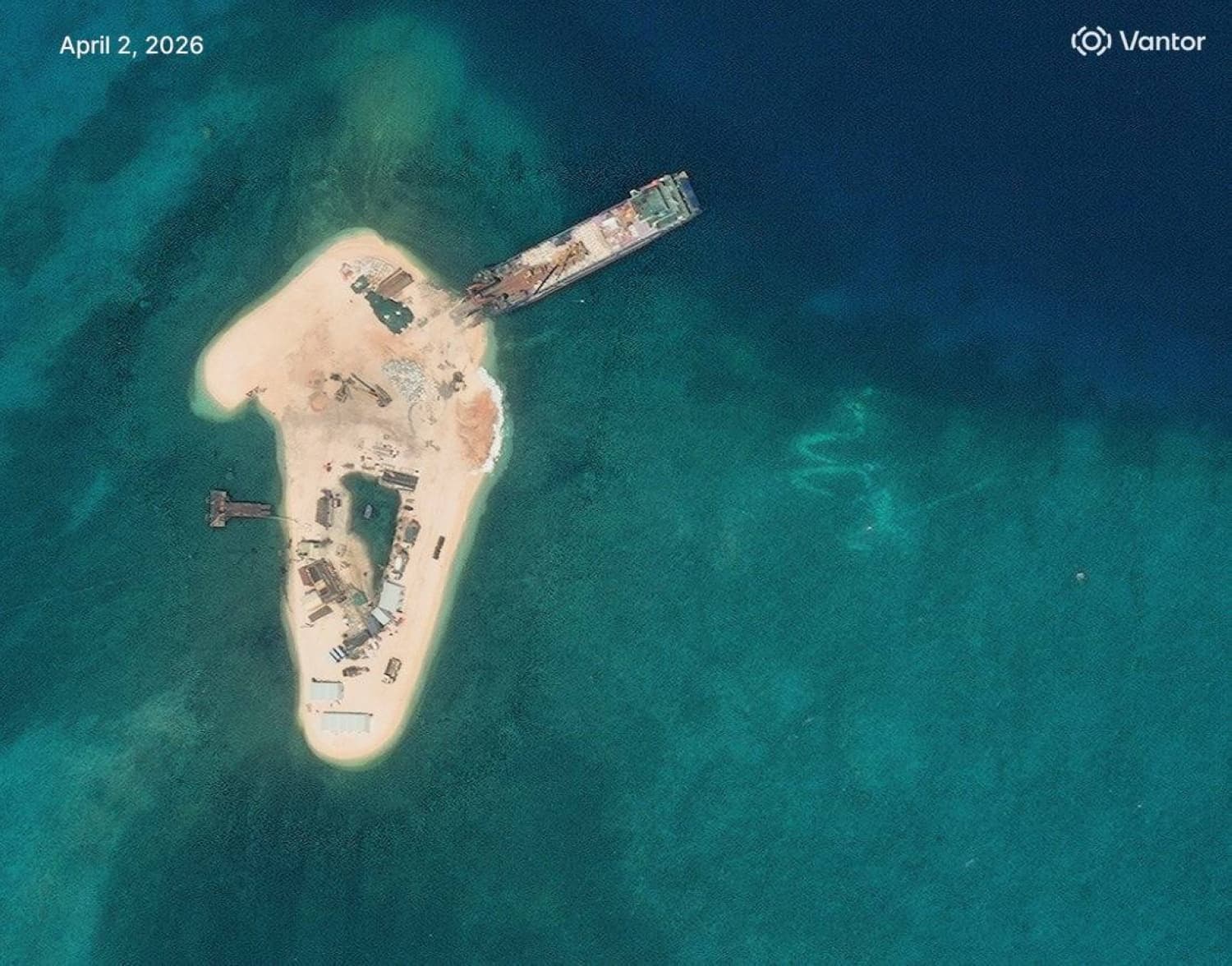 New installations emerge on islet as China accelerates South China Sea build-up