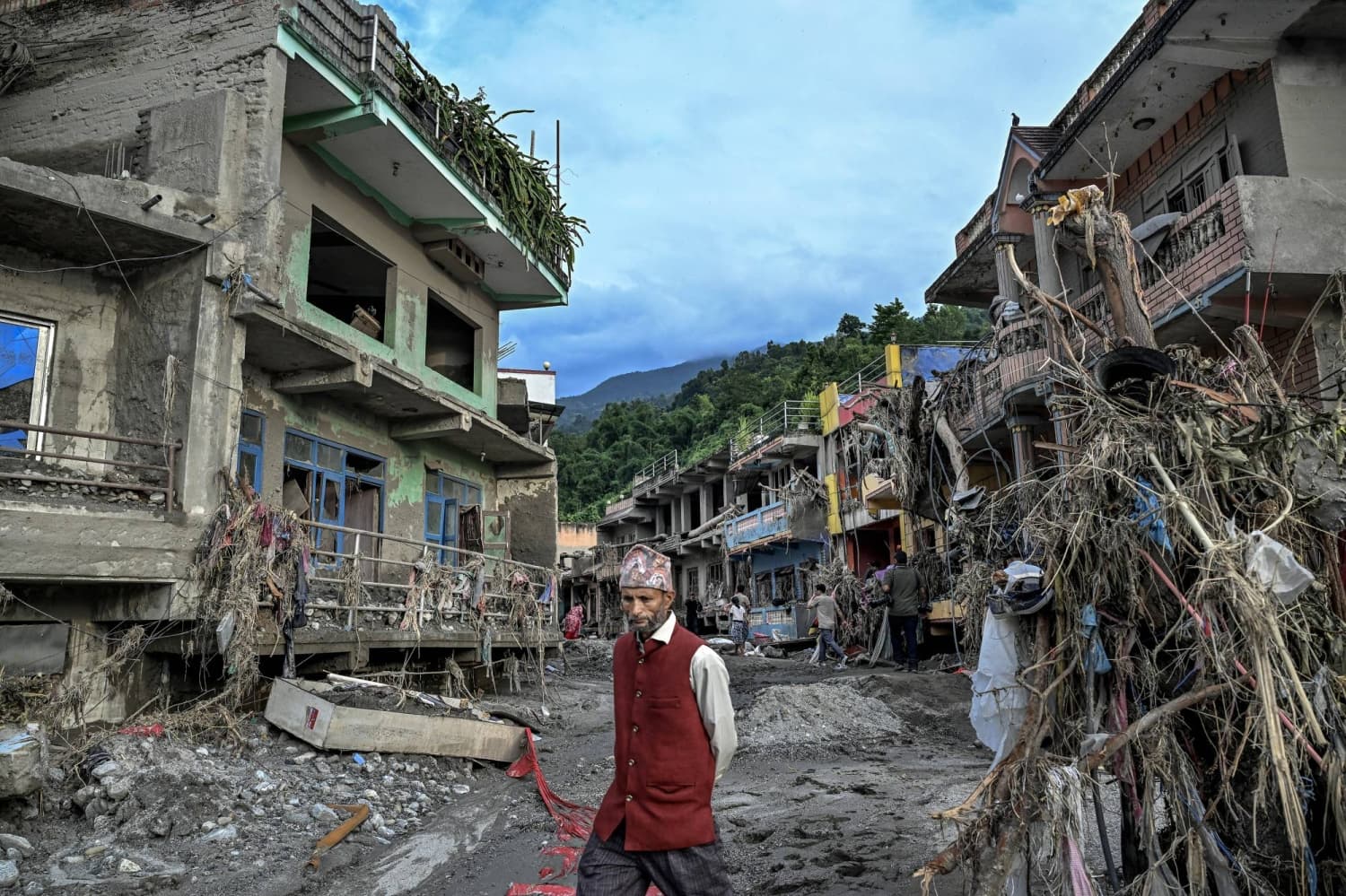 Number of missing in deadly Nepal and China floods jumps past 2,400