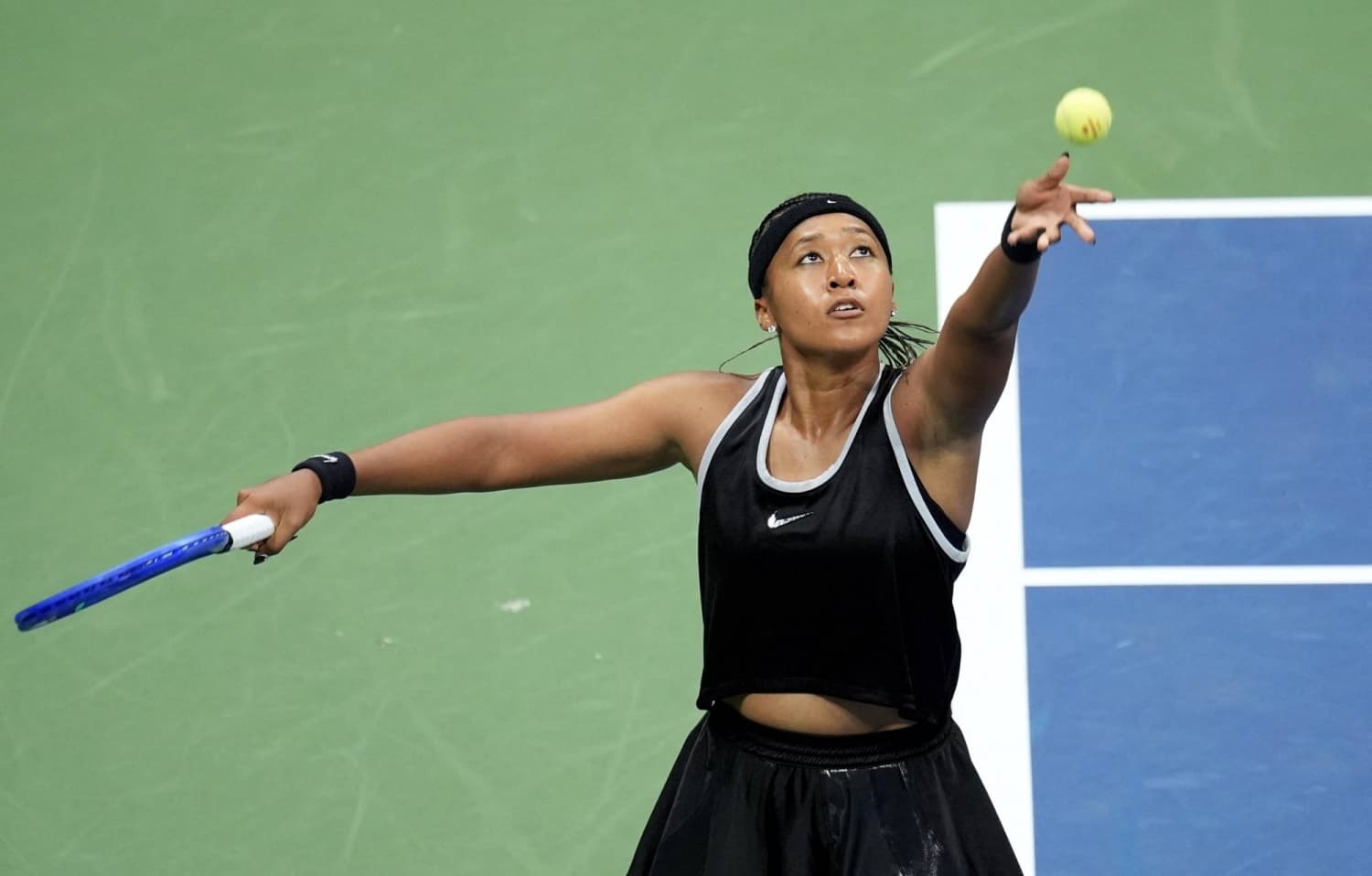 Osaka pays tribute to NBA great as she brings style and steel to US Open