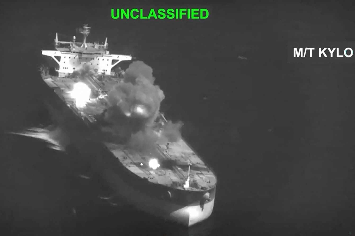 U.S. and Iranian forces fire at vessels in waters near Iran