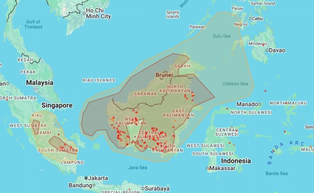 Samarahan moves out of hazardous category as Sarawak haze eases slightly