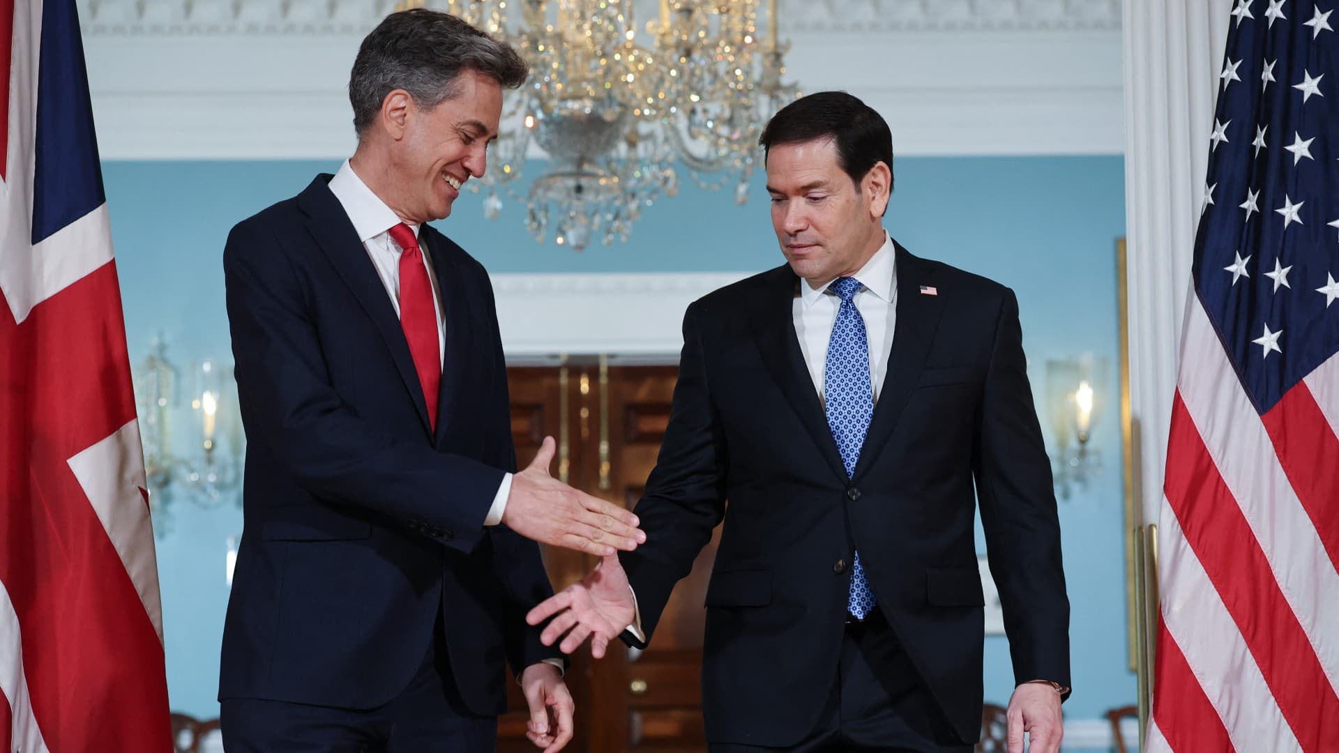 Rubio, Miliband discuss Ukraine war, Europe taking greater role in its own security