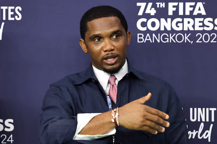 Cameroon’s Eto’o says African federations should support Infantino