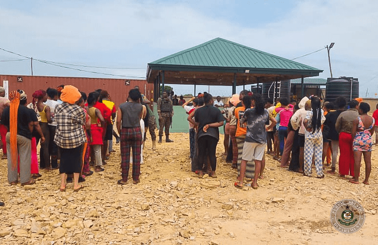 Ghana Immigration Service arrests 102 foreign nationals in cyber fraud raid