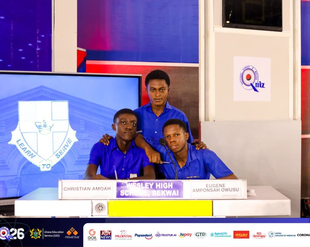 NSMQ 2026: Heartbreak for Techiman SHS as Wesley High edge them by one point in prelims