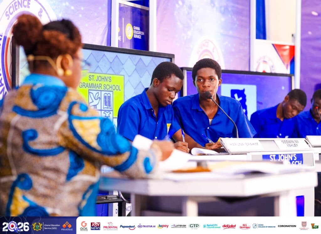NSMQ 2026: St. John’s Grammar crushes St. Mary’s Sem., Zion College to book one-eighth spot