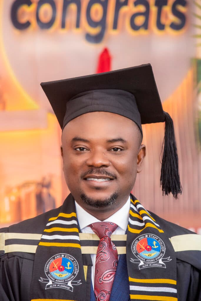 DVLA Deputy CEO adjudged overall best student at Ghana Armed Forces Staff College