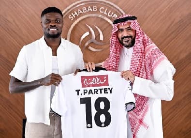 Partey begins new chapter in Saudi Arabia with Al Shabab
