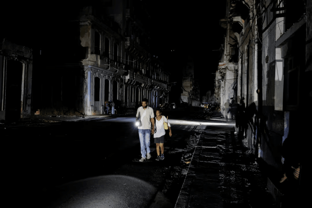 Cuba's national electricity grid collapses on Sunday