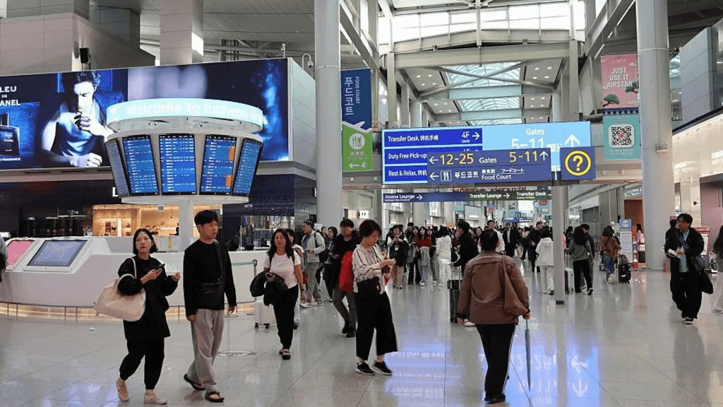 South Korea’s Incheon airport beats Heathrow to become world’s busiest
