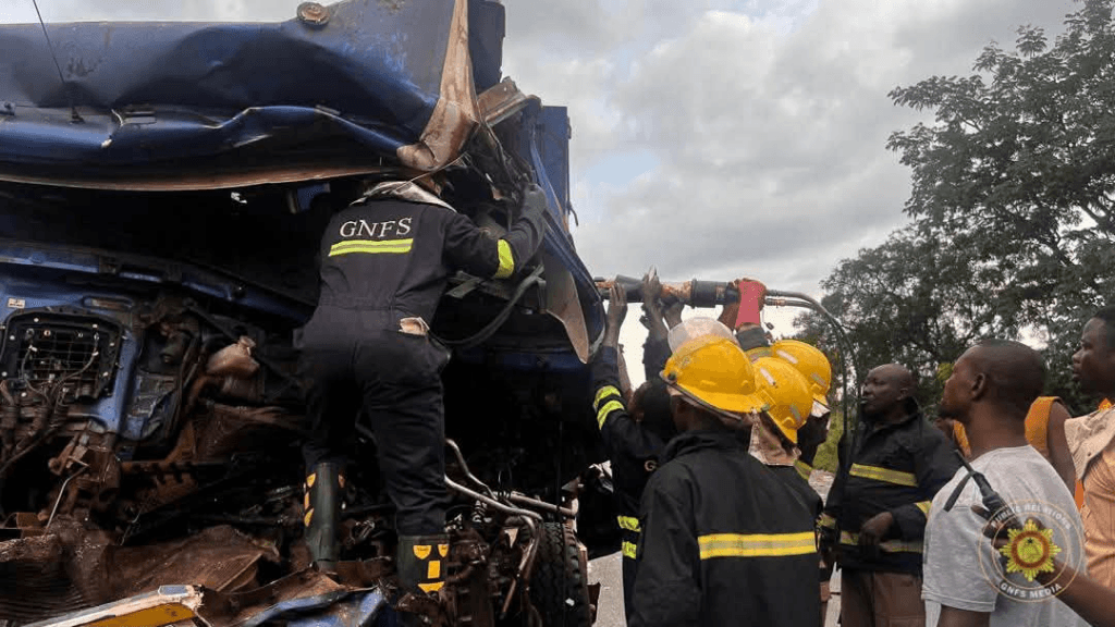 Trapped driver rescued after accident on Kintampo–Tamale highway