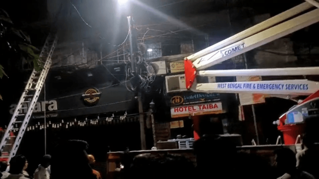 At least nine killed in hotel fire in India’s Kolkata