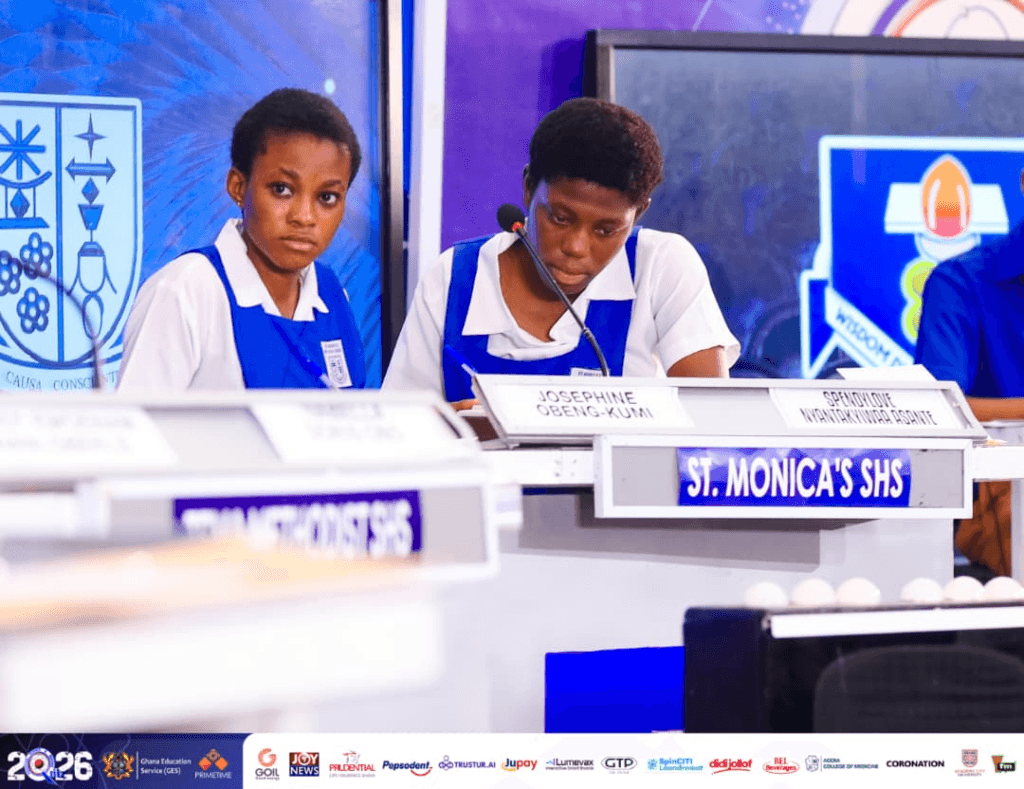 NSMQ 2026: St. Monica’s SHS snatch one-eighth ticket from Amenfiman SHS in dramatic showdown