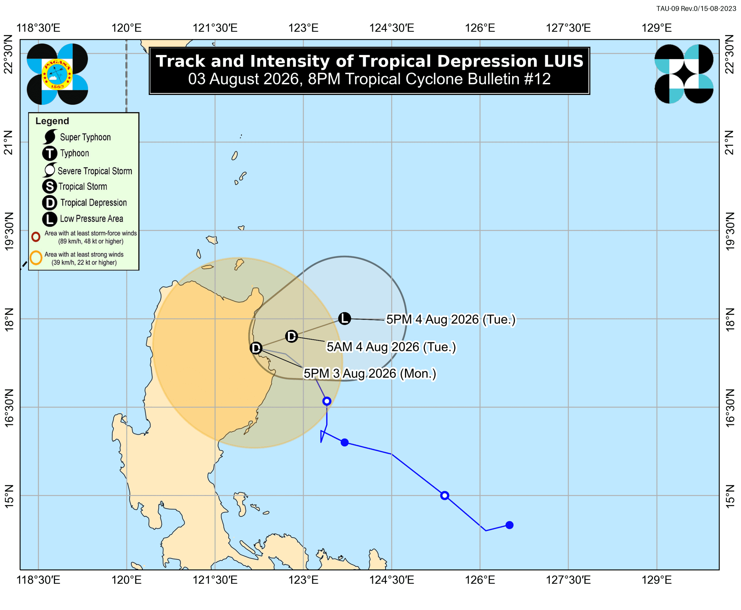 Tropical Depression Luis makes landfall in Isabela