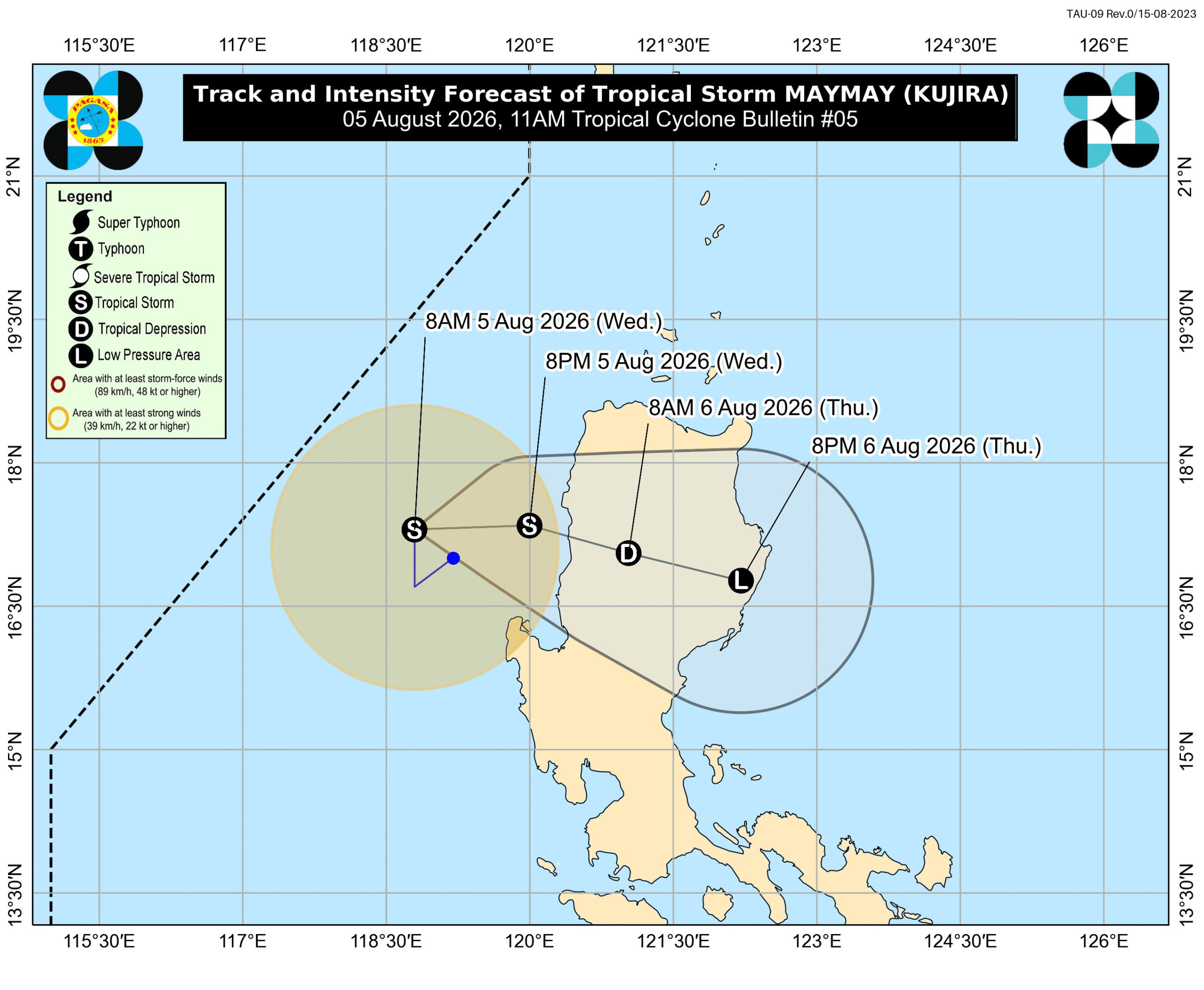 Tropical Storm Maymay to trigger torrential rain in La Union, Benguet