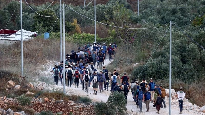 Palestinian shot during settler march through West Bank towns