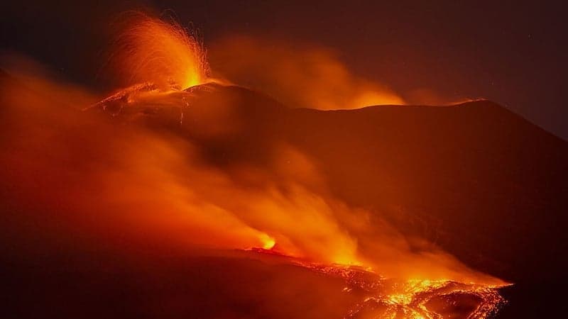 Ash from Sicily's Mount Etna suspends arrivals at airport