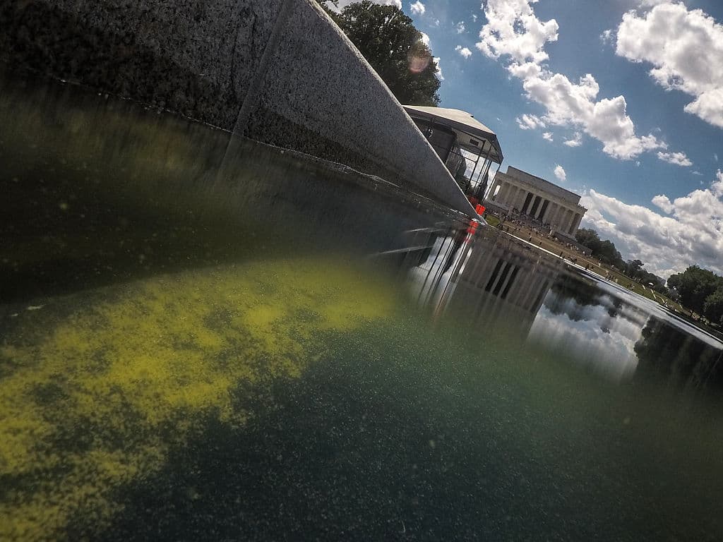 The Trump team’s embarrassing comments about reflecting pool vandalism