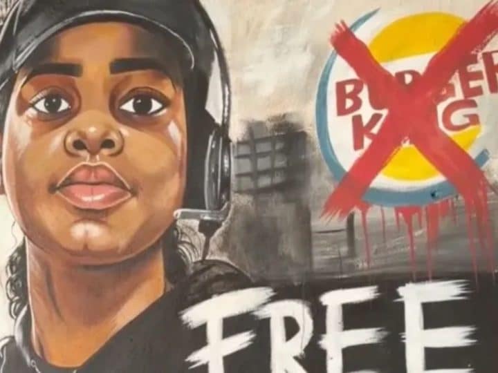 Gaza artists pay tribute to “Free Palestine” Burger King worker