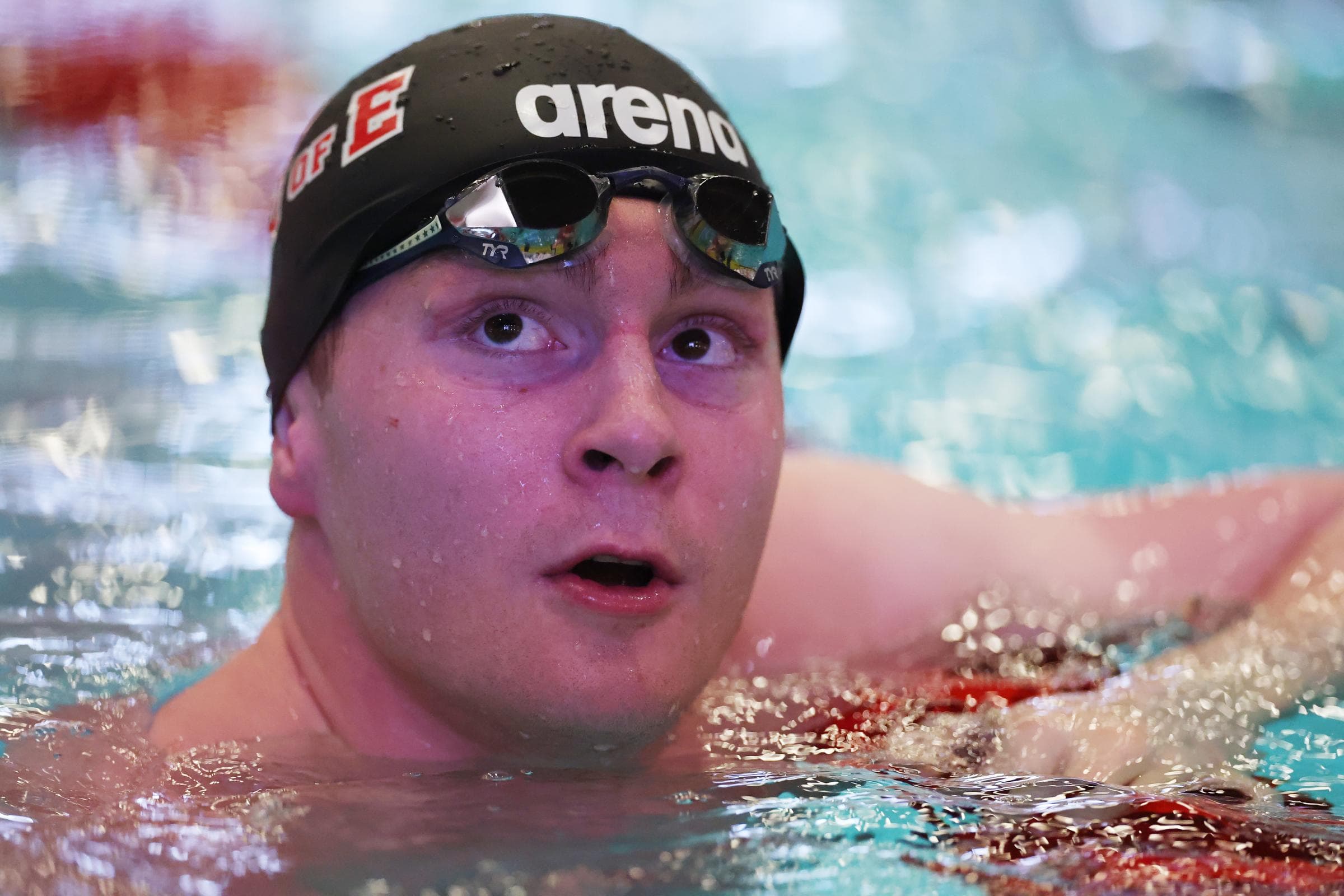 Star Scottish swimmer praised for tearful plea to Andy Burnham live on BBC