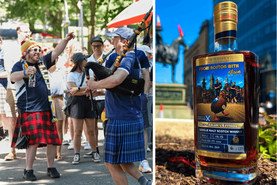 Tartan Army-themed whisky celebrates Scotland fans in Boston