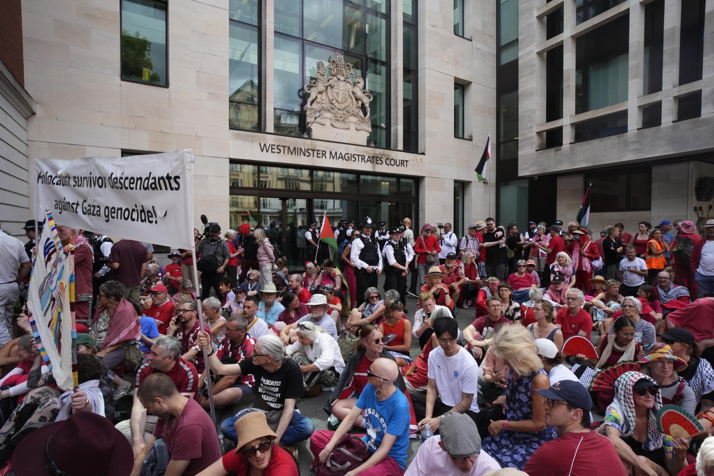 Police arrest dozens at London rally supporting Palestine Action