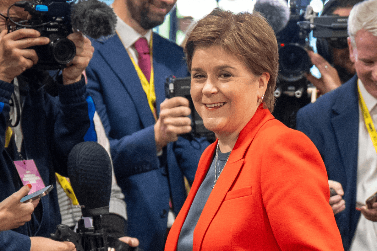 Host defends Nicola Sturgeon after two hecklers 'dragged out' of book launch