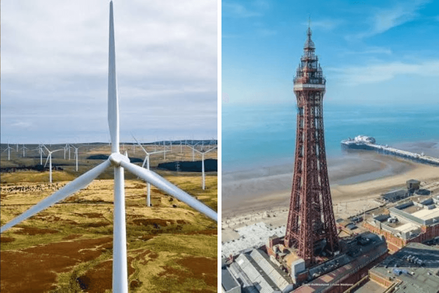 Borders wind turbines to be 42 metres higher than Blackpool Tower