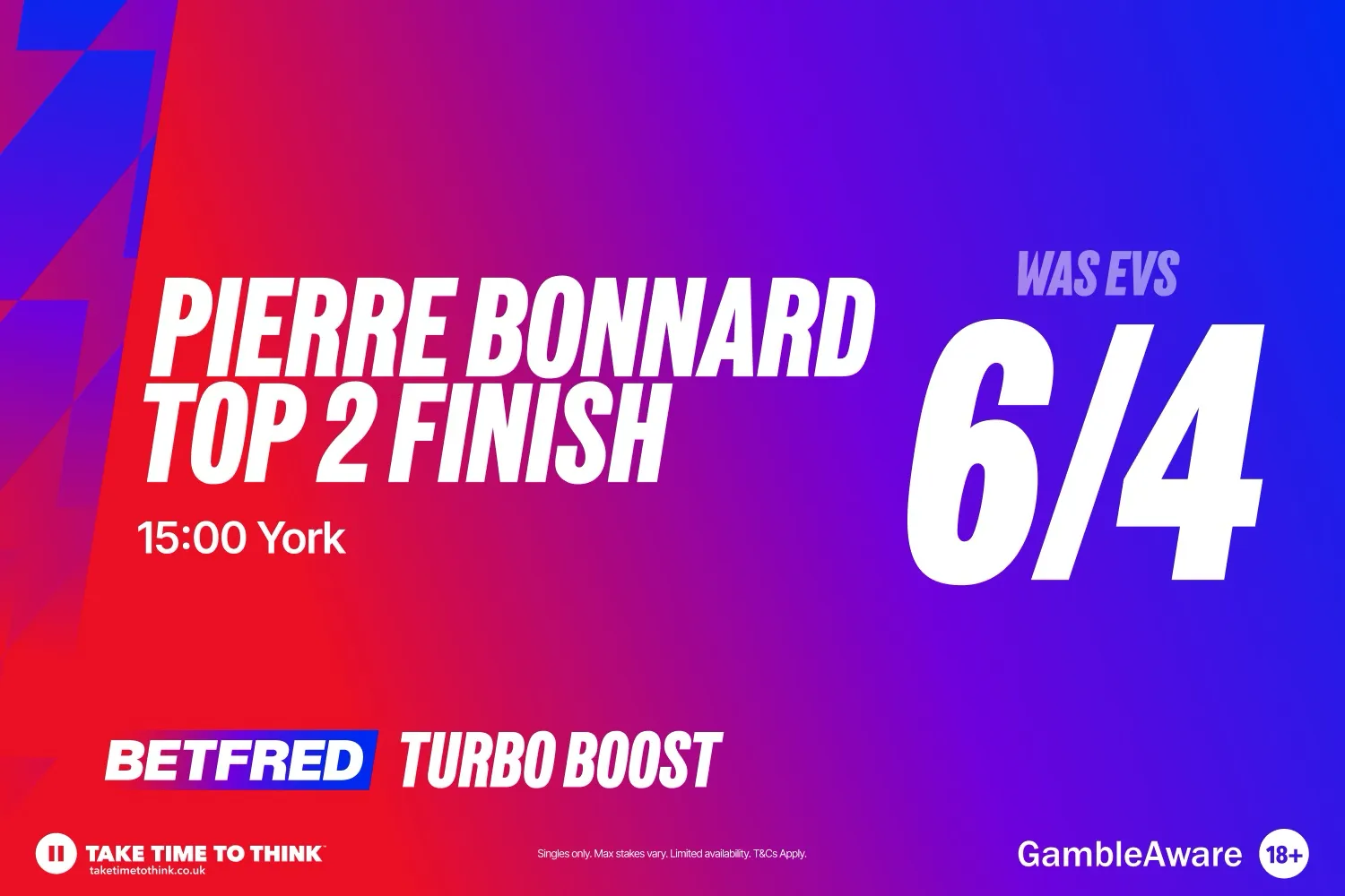 York Ebor Festival: Get Pierre Bonnard top 2 finish in Great Voltigeur Stakes at 6/4 | Betfred