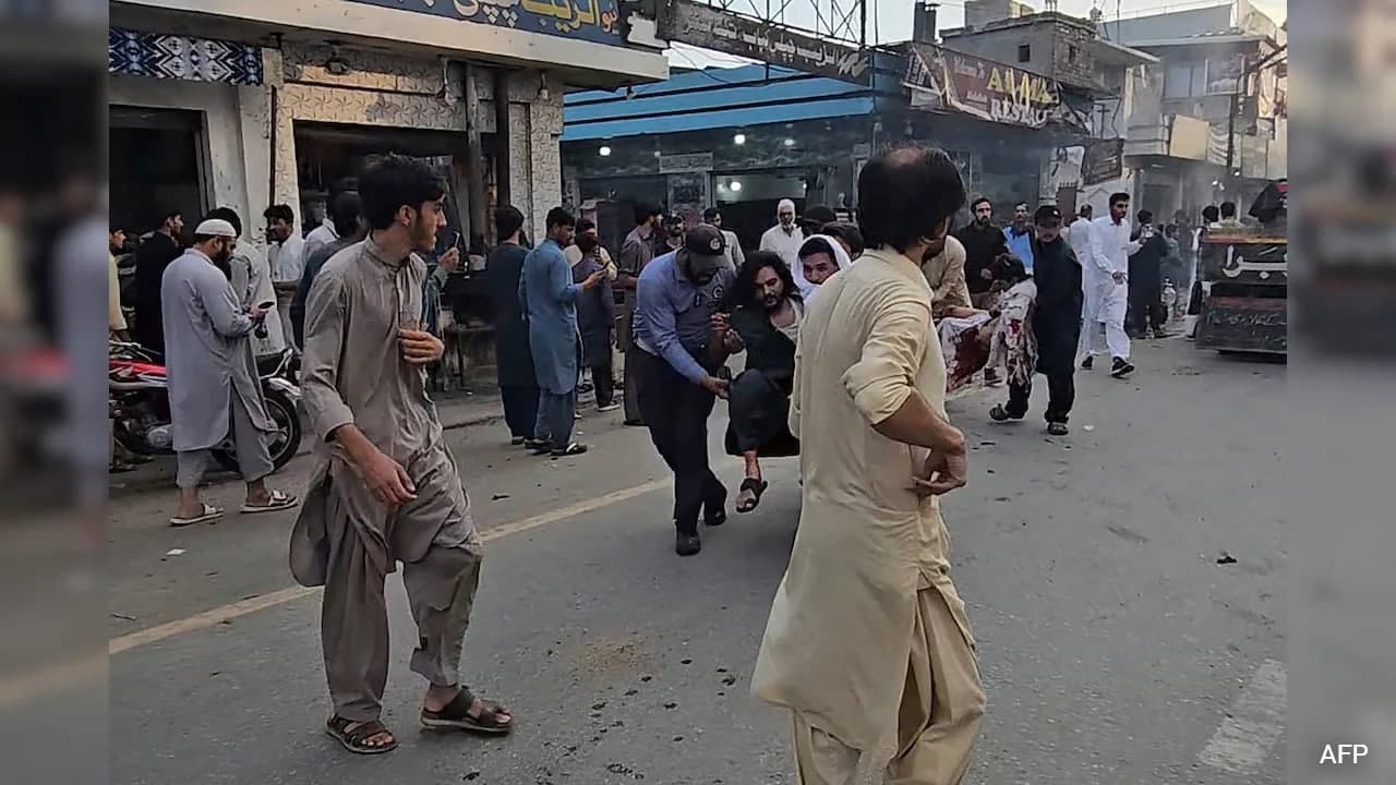 Video Shows Moment Suicide Bomber Attacked Peace Rally In Pak's Khyber Pakhtunkhwa