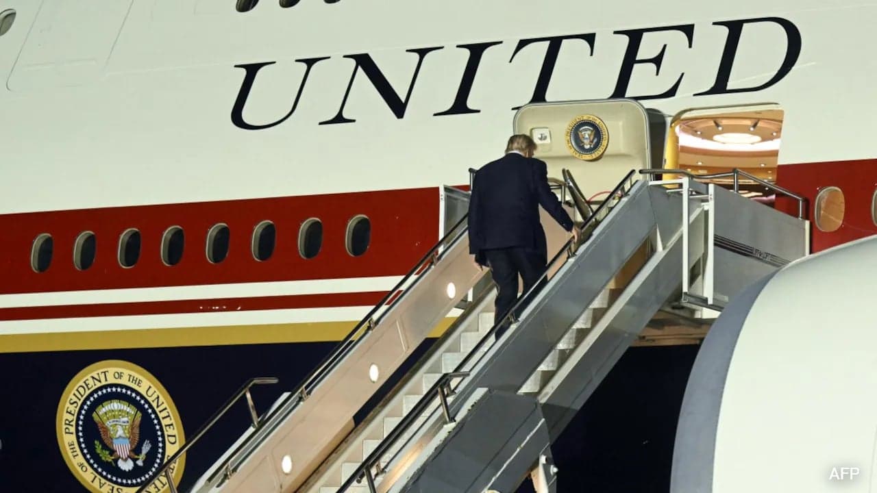 In Turkey, Trump Covertly Switched Planes To Avoid Iran Threat: Report