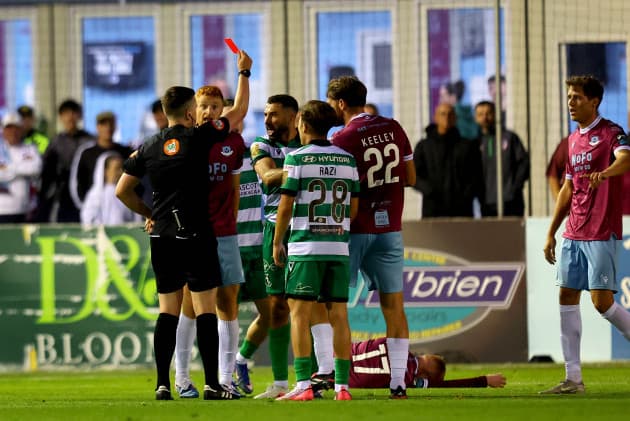 Cape Verde star Pico Lopes gets red card in Shamrock Rovers game in Ireland